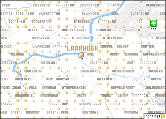 map of Laarhoek