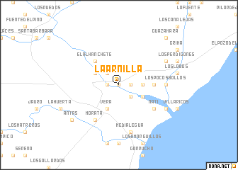 map of La Arnilla