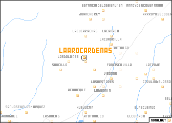 map of Láaro Cárdenas