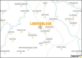 map of La Arrobleda