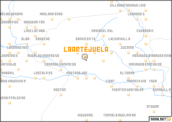 map of La Artejuela