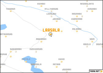 map of Laasala