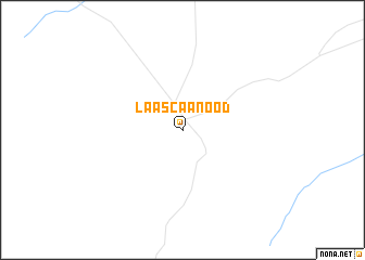 map of Laascaanood