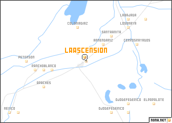 map of La Ascensión
