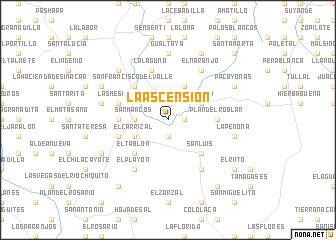 map of La Ascensión