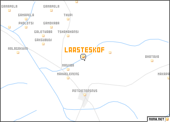 map of Laasteskof