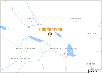 map of La Asunción