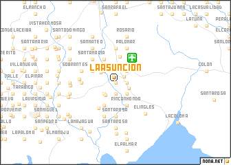 map of La Asunción