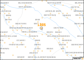 map of Laas