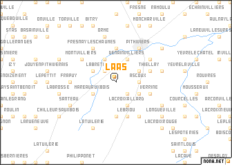 map of Laas