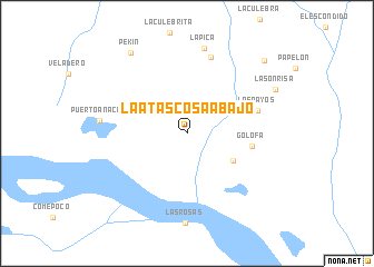 map of La Atascosa Abajo