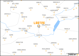 map of Laatre