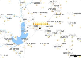 map of La Aurora