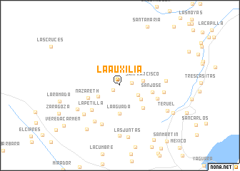 map of La Auxilia