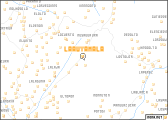 map of La Auyamala