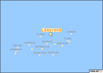 map of La Auyama