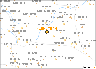 map of La Auyama