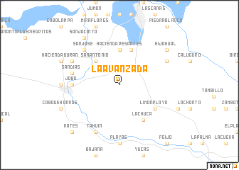 map of La Avanzada