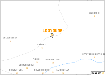 map of Laayoune