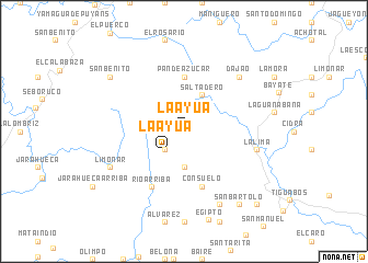 map of La Ayúa