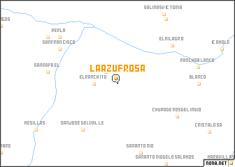 map of La Azufrosa