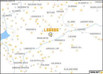 map of La Baba