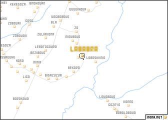 map of Lababra