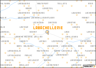 map of La Bachellerie