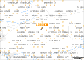 map of Labach