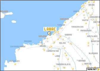 map of Labac