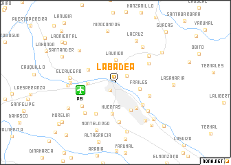 map of La Badea