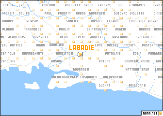 map of Labadie