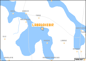 map of Labado Kébir