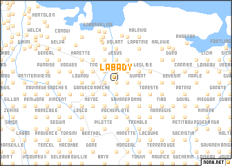 map of Labady