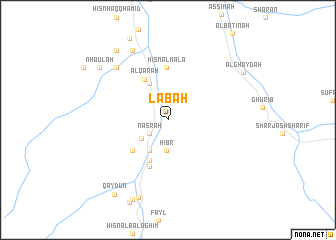 map of Labaḩ