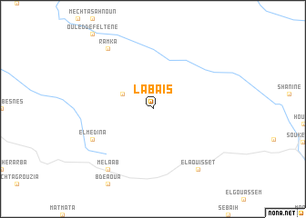 map of Labaïs