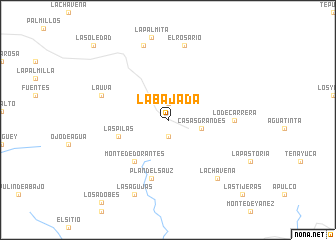 map of La Bajada