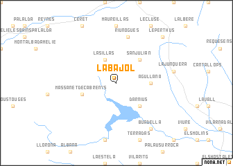 map of La Bajol