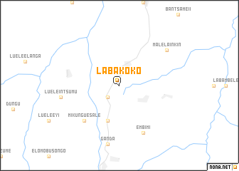 map of Laba-Koko