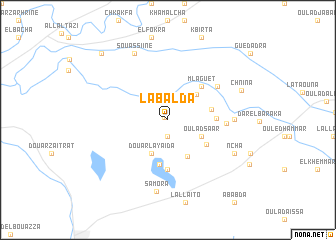 map of Labalda