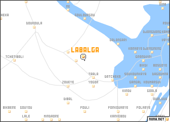 map of Labalga