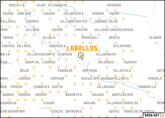 map of Laballós