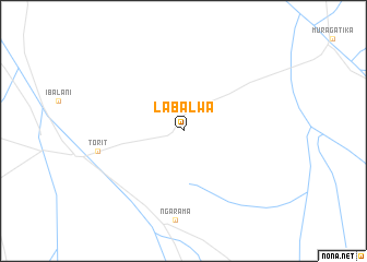 map of Labalwa