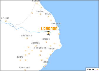 map of Labanan