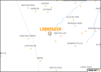 map of La Bandera