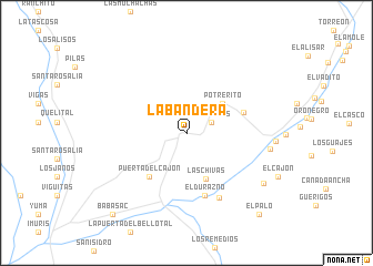 map of La Bandera