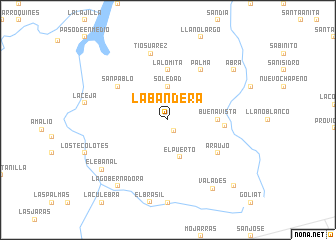 map of La Bandera