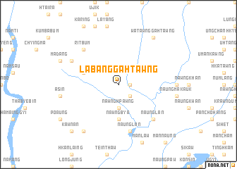 map of Labang-gahtawng