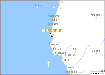 map of Labangun