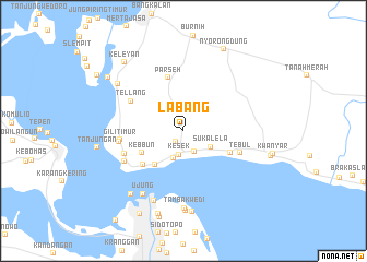 map of Labang